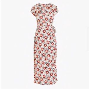 J Crew Midi Wrap Dress